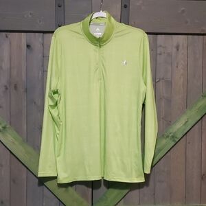 Adidas Lime Green Long Sleeve Shirt